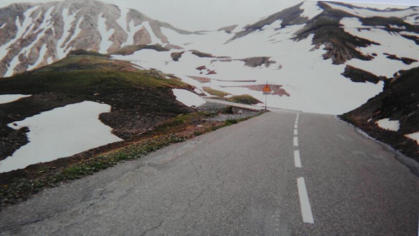 de top van de Galibier in 1992